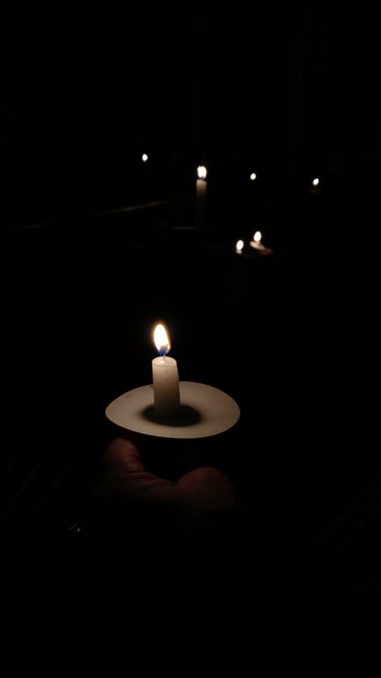 candle at Silent Night