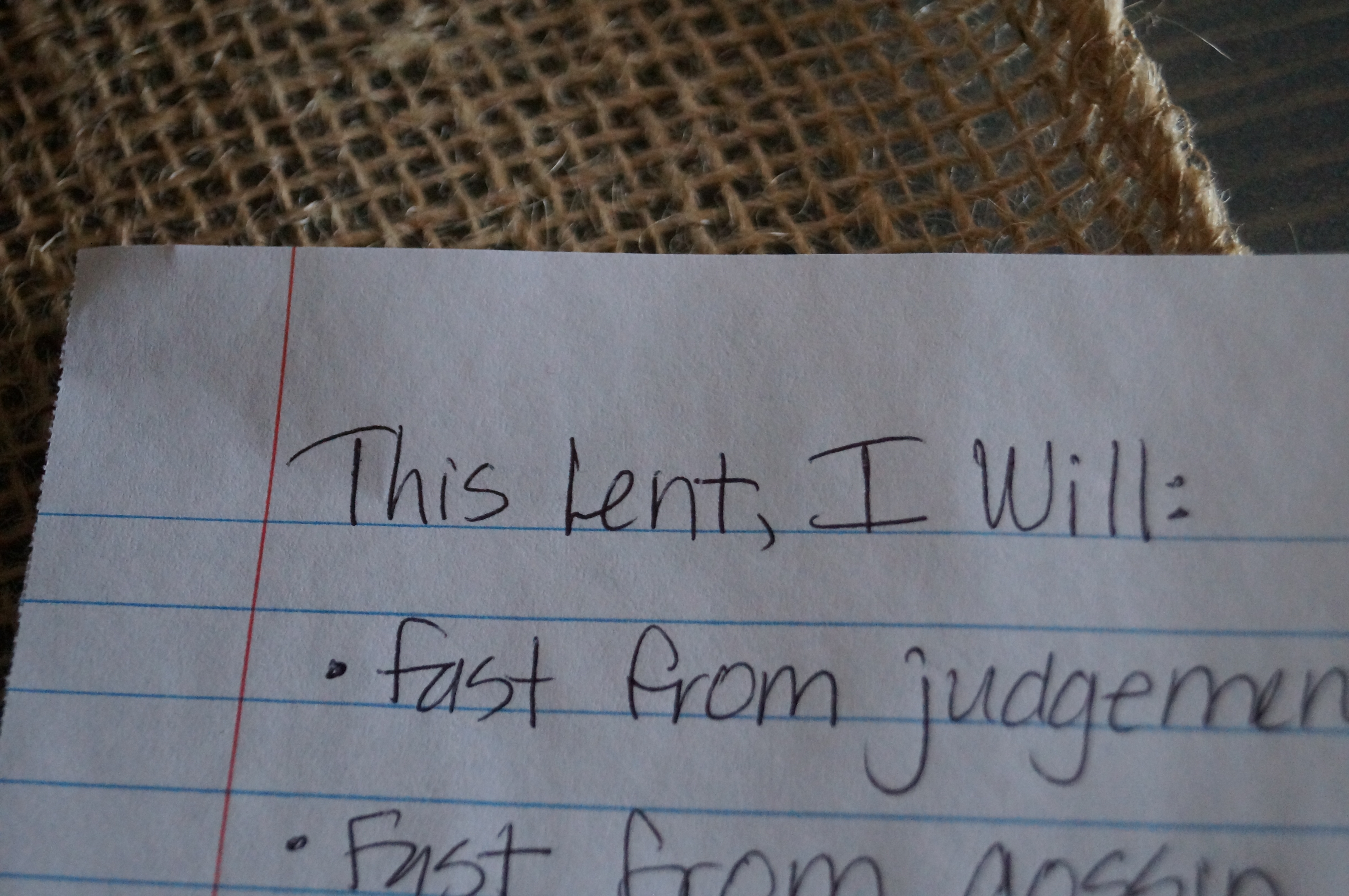 This Lent